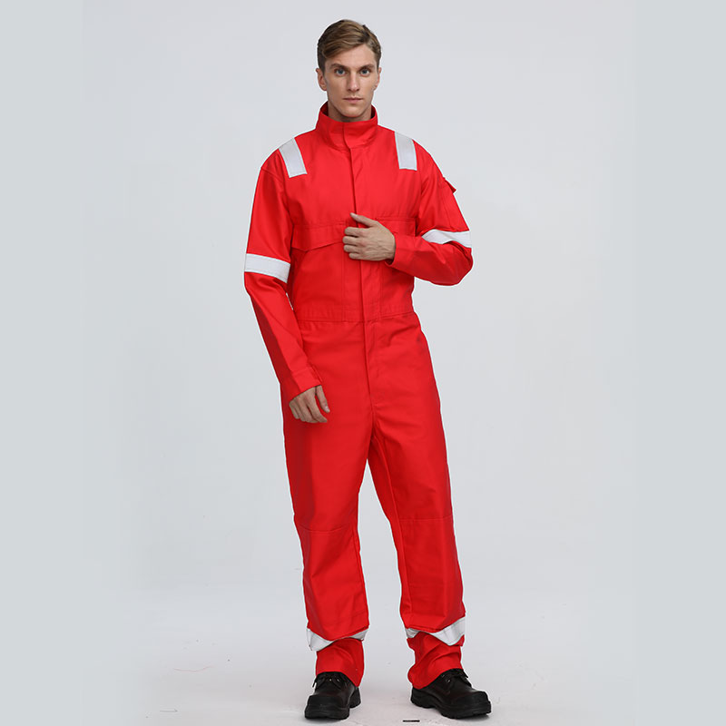 fire resistant clothing EN11612 Red Color Men's Reflective Fire ...