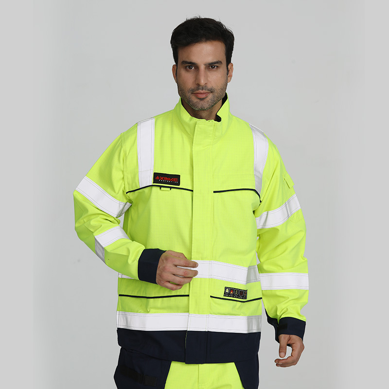 Anti-static FR jacket with reflective tape | Xinke Protective